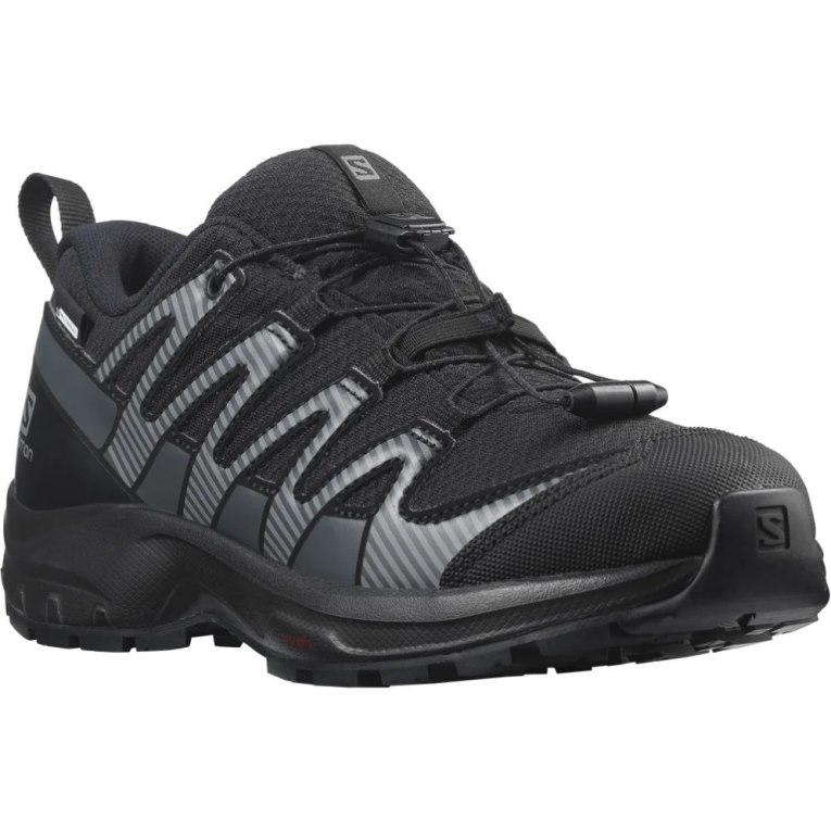 Salomon Xa Pro V8 CSWP Kids' Hiking Shoes Black | CA 29H8